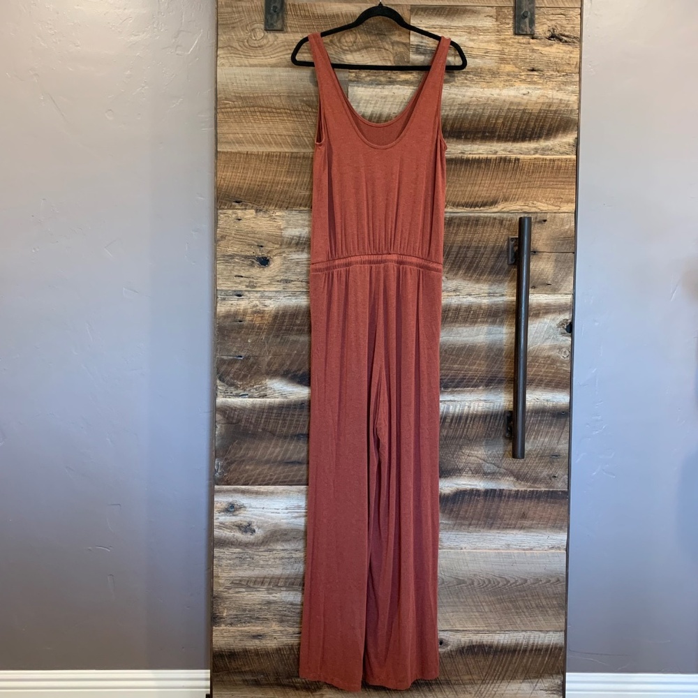 EUC - Athleta - Coastal Romper - Russet Brown Heather - 10 - Picture 5 of 9